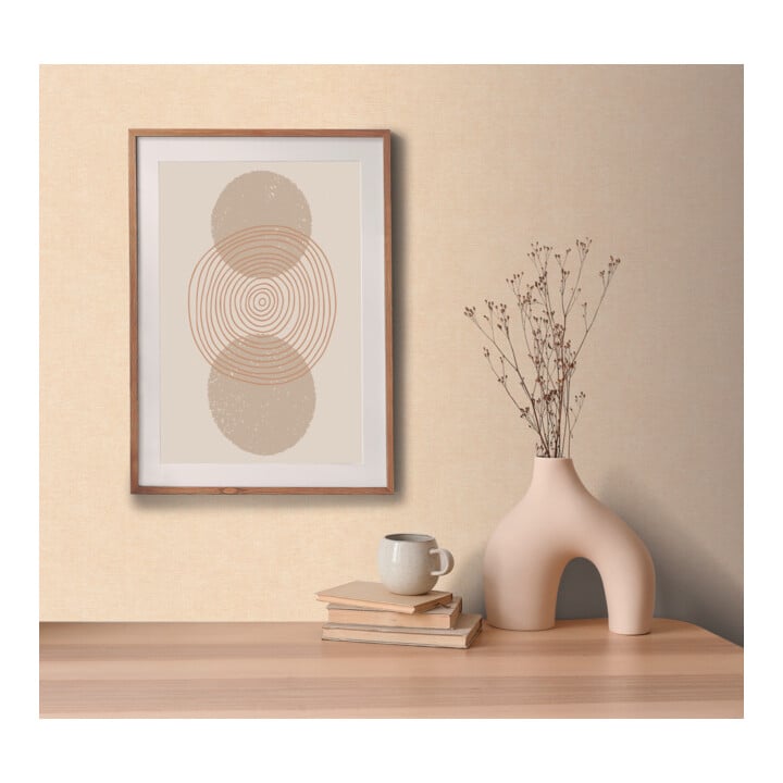 A.S. Création Vliestapete Kaleidoscope 10,05 x 0,53 m Uni Beige Rosé leicht strukturiert