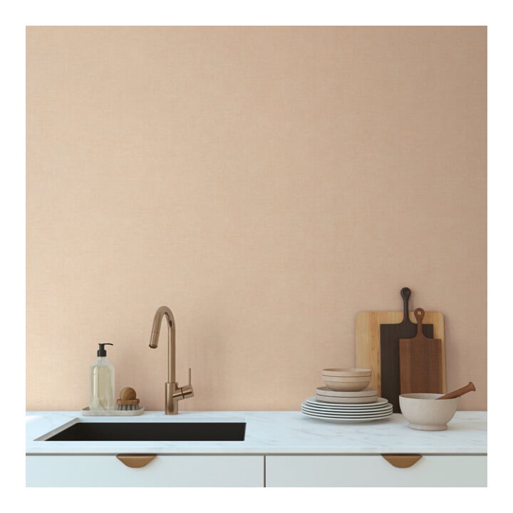 A.S. Création Vliestapete Kaleidoscope 10,05 x 0,53 m Uni Beige Rosé leicht strukturiert