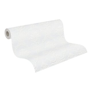 A.S. Création Vliestapete Meistervlies Pro 10,05 x 0,53 m 3D Ornamente überstreichbar