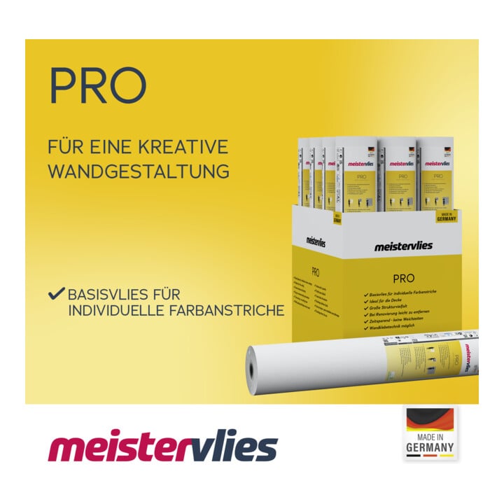 A.S. Création Vliestapete Meistervlies Pro 25 x 1,06 m 3D Putzstruktur überstreichbar