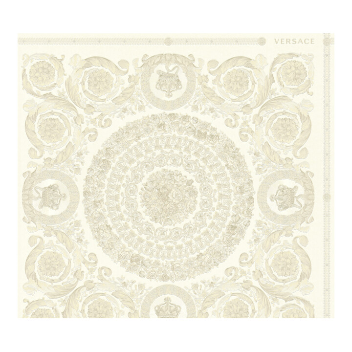 A.S. Création Vliestapete Versace 6 10,05 x 0,70 m Barock Beige glänzend mit Struktur