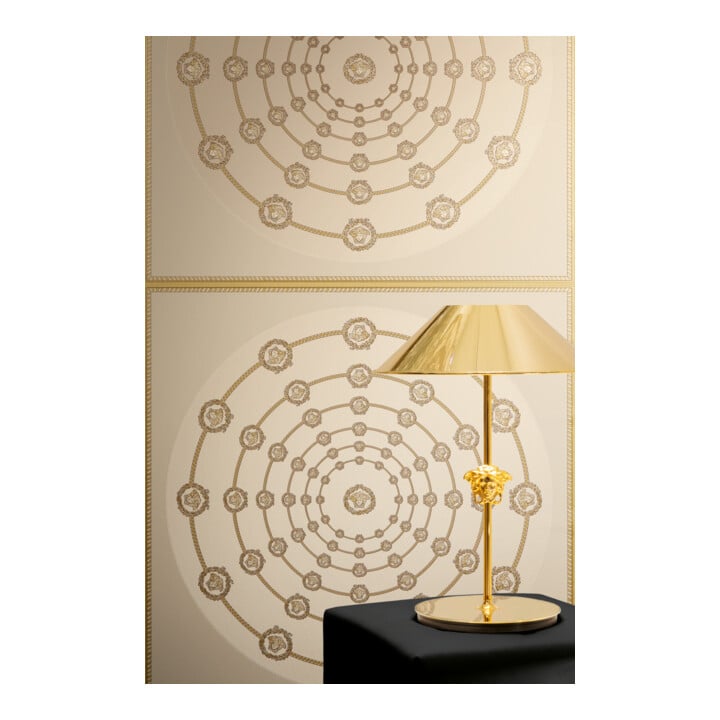 A.S. Création Vliestapete Versace 6 10,05 x 0,70 m Barock Beige Gold Metallic Struktur