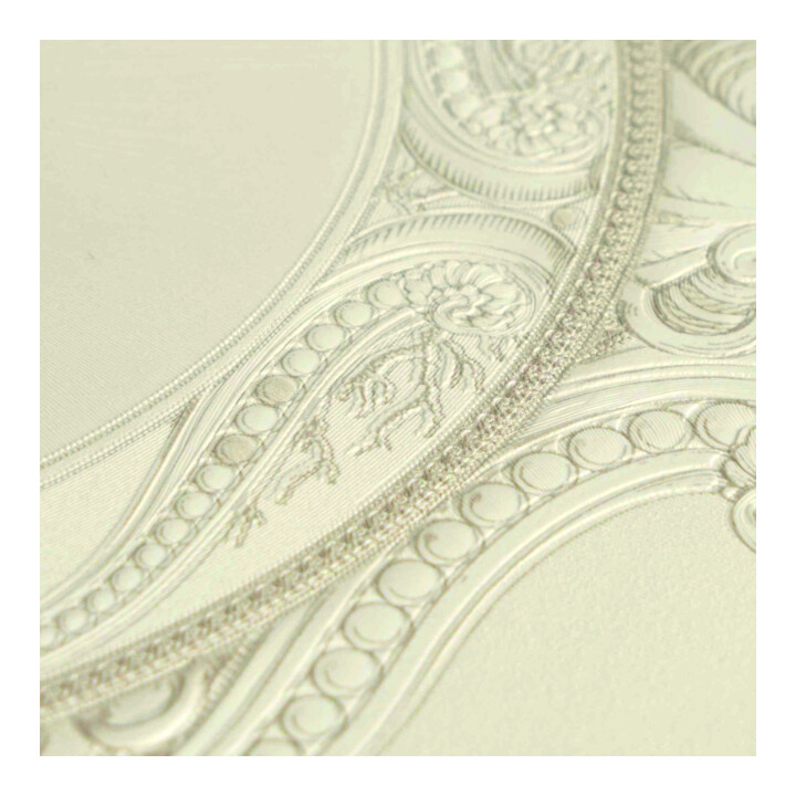 A.S. Création Vliestapete Versace 6 10,05 x 0,70 m Barock Creme Metallic leicht strukturiert