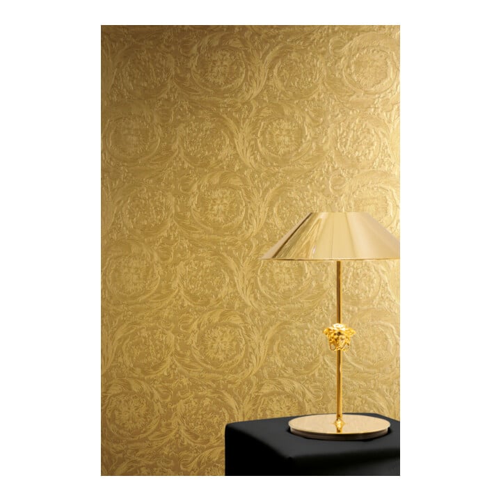 A.S. Création Vliestapete Versace 6 10,05 x 0,70 m Barock Gold glänzend strukturiert