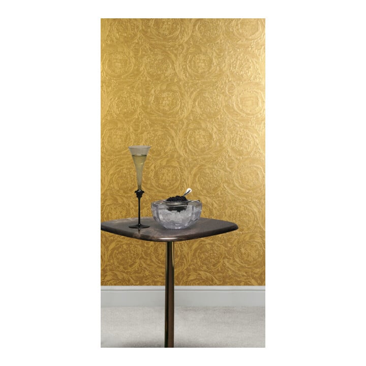 A.S. Création Vliestapete Versace 6 10,05 x 0,70 m Barock Gold glänzend strukturiert