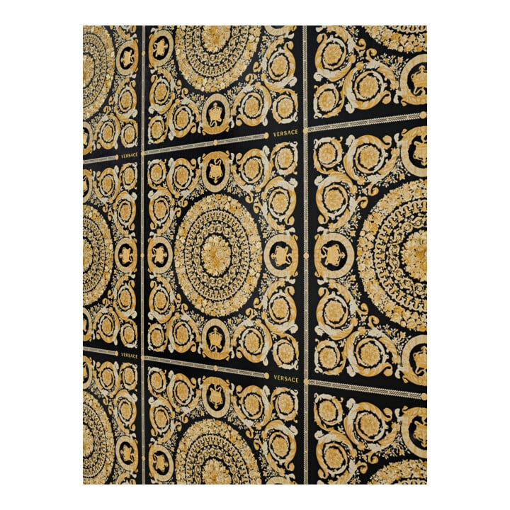A.S. Création Vliestapete Versace 6 10,05 x 0,70 m Barock Schwarz Gold glänzend mit Struktur