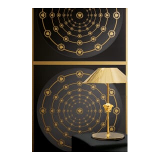 A.S. Création Vliestapete Versace 6 10,05 x 0,70 m Barock Schwarz Gold Metallic Struktur