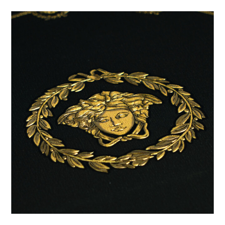 A.S. Création Vliestapete Versace 6 10,05 x 0,70 m Barock Schwarz Gold Metallic Struktur