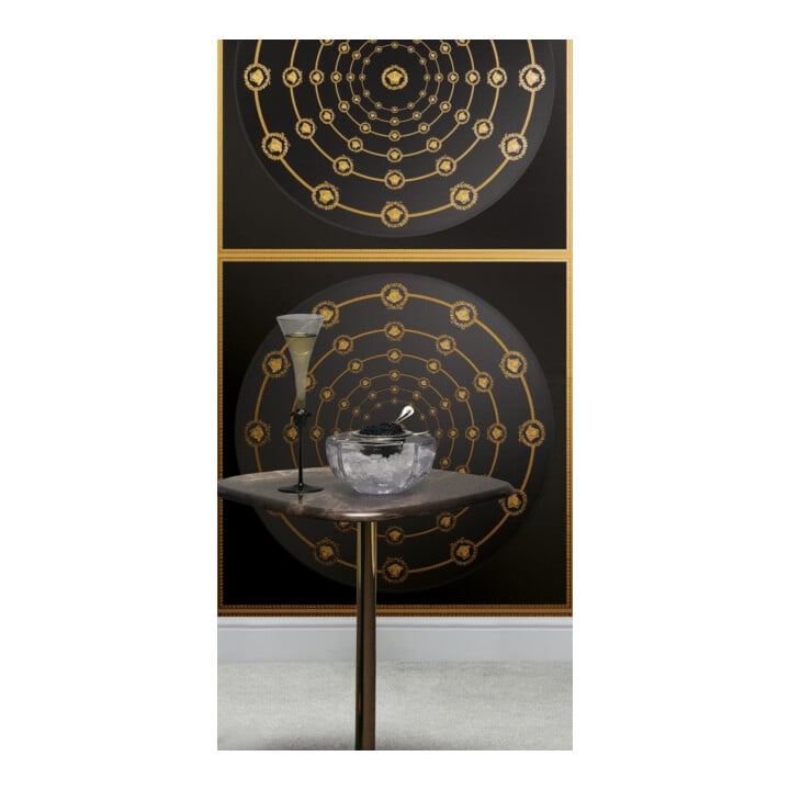 A.S. Création Vliestapete Versace 6 10,05 x 0,70 m Barock Schwarz Gold Metallic Struktur