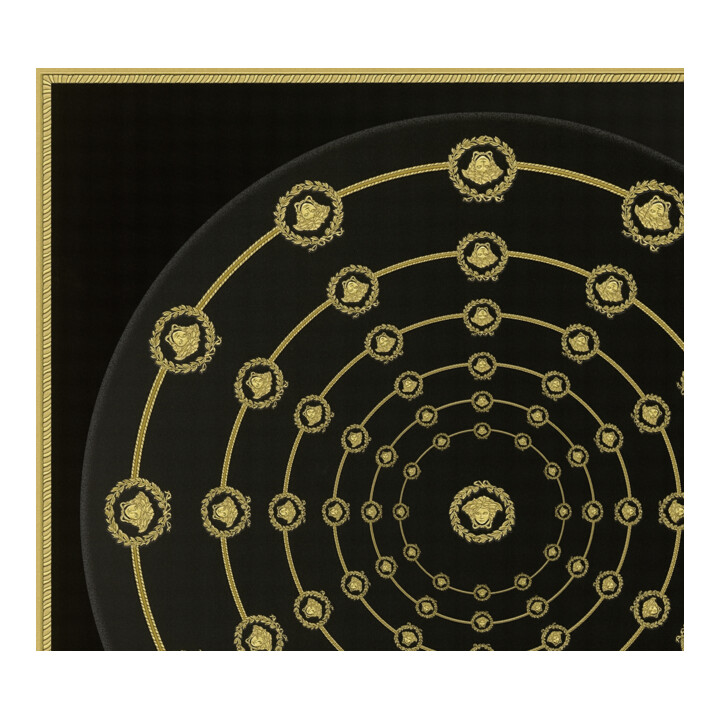 A.S. Création Vliestapete Versace 6 10,05 x 0,70 m Barock Schwarz Gold Metallic Struktur