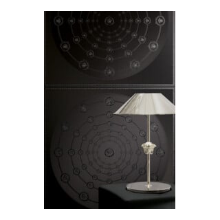 A.S. Création Vliestapete Versace 6 10,05 x 0,70 m Barock Schwarz Grau Metallic Struktur