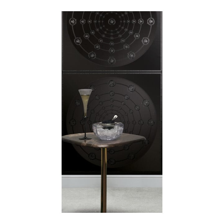 A.S. Création Vliestapete Versace 6 10,05 x 0,70 m Barock Schwarz Grau Metallic Struktur