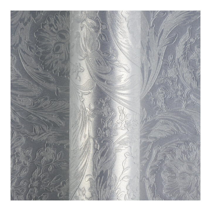 A.S. Création Vliestapete Versace 6 10,05 x 0,70 m Barock Silber glänzend strukturiert