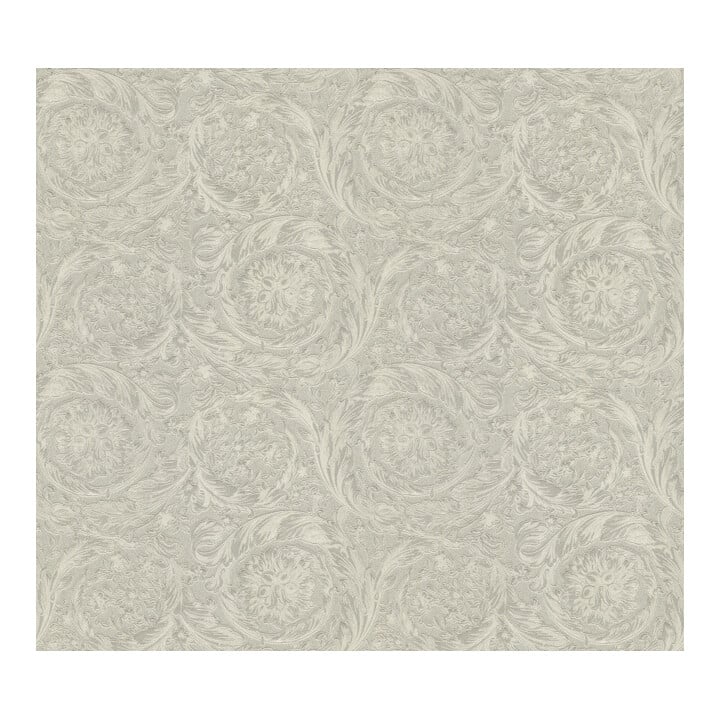 A.S. Création Vliestapete Versace 6 10,05 x 0,70 m Barock Silber Grau glänzend strukturiert