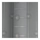 A.S. Création Vliestapete Versace 6 10,05 x 0,70 m Barock Silber Metallic Struktur