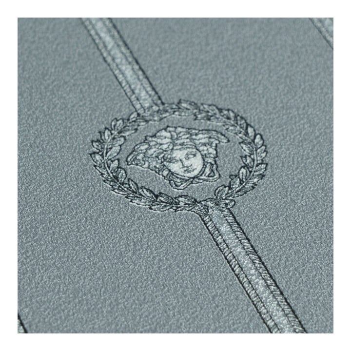 A.S. Création Vliestapete Versace 6 10,05 x 0,70 m Barock Silber Metallic Struktur