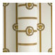A.S. Création Vliestapete Versace 6 10,05 x 0,70 m Barock Weiß Gold Metallic mit Struktur