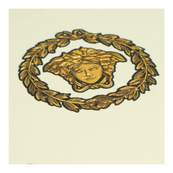 A.S. Création Vliestapete Versace 6 10,05 x 0,70 m Barock Weiß Gold Metallic Struktur