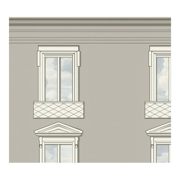 A.S. Création Vliestapete Versace 6 10,05 x 0,70 m Fassade Grau leicht strukturiert