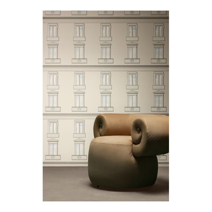 A.S. Création Vliestapete Versace 6 10,05 x 0,70 m Fassade Hellgrau leicht strukturiert
