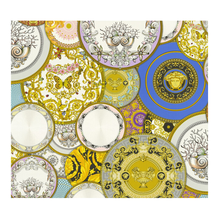 A.S. Création Vliestapete Versace 6 10,05 x 0,70 m Gold glänzend leicht strukturiert