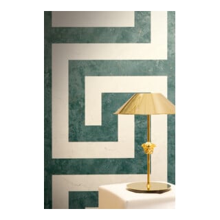 A.S. Création Vliestapete Versace 6 10,05 x 0,70 m Grün Creme Metallic Struktur
