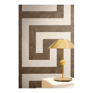 A.S. Création Vliestapete Versace 6 10,05 x 0,70 m Mäander Braun Creme Metallic Struktur