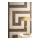 A.S. Création Vliestapete Versace 6 10,05 x 0,70 m Mäander Braun Creme Metallic Struktur