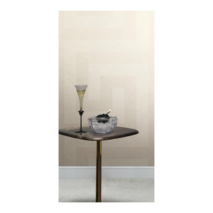 A.S. Création Vliestapete Versace 6 10,05 x 0,70 m Mäander Creme Metallic Struktur