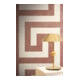 A.S. Création Vliestapete Versace 6 10,05 x 0,70 m Mäander Rot Creme Metallic Struktur
