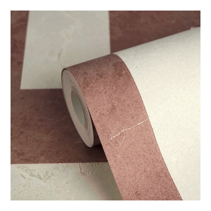 A.S. Création Vliestapete Versace 6 10,05 x 0,70 m Mäander Rot Creme Metallic Struktur