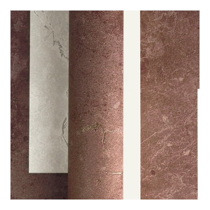 A.S. Création Vliestapete Versace 6 10,05 x 0,70 m Mäander Rot Creme Metallic Struktur
