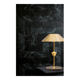 A.S. Création Vliestapete Versace 6 10,05 x 0,70 m Mäander Schwarz Metallic Struktur