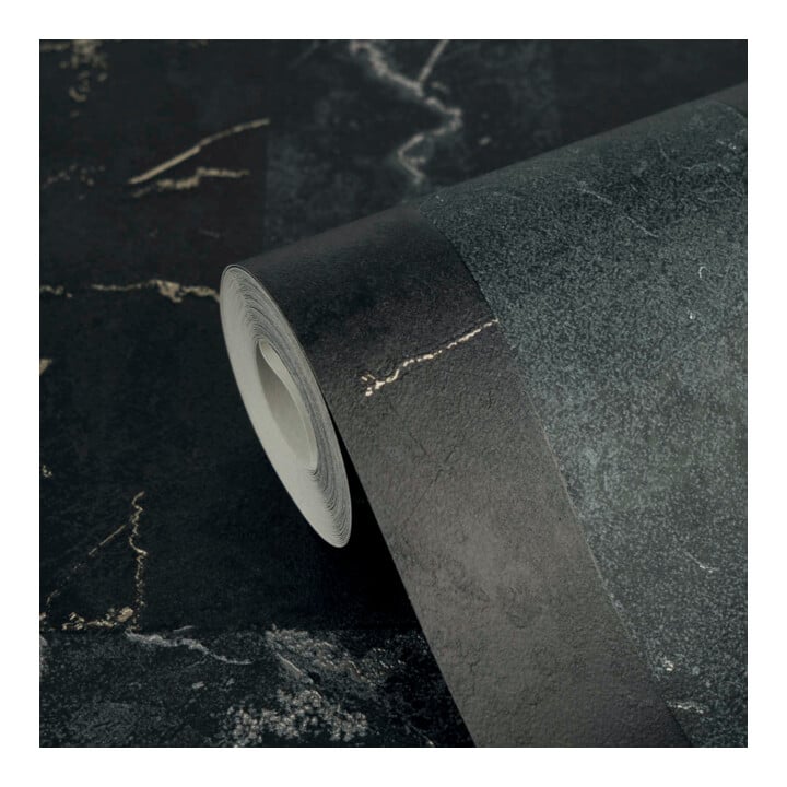 A.S. Création Vliestapete Versace 6 10,05 x 0,70 m Mäander Schwarz Metallic Struktur