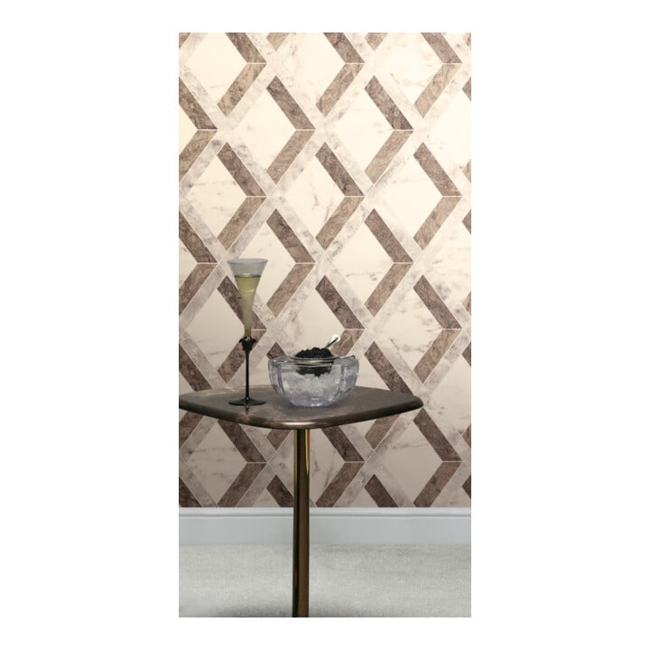 A.S. Création Vliestapete Versace 6 10,05 x 0,70 m Marmor Braun Weiß leicht strukturiert