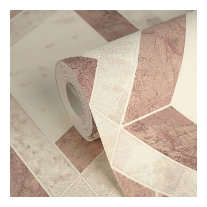 A.S. Création Vliestapete Versace 6 10,05 x 0,70 m Marmor Rosa Weiß leicht strukturiert