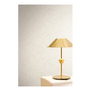 A.S. Création Vliestapete Versace 6 10,05 x 0,70 m Ranken Creme Silber strukturiert