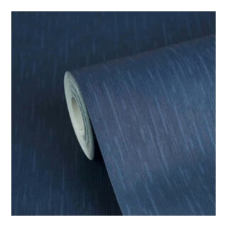 A.S. Création Vliestapete Versace 6 10,05 x 0,70 m Uni Blau leicht glänzend mit Struktur