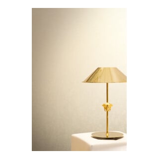 A.S. Création Vliestapete Versace 6 10,05 x 0,70 m Uni Creme glänzend leicht strukturiert