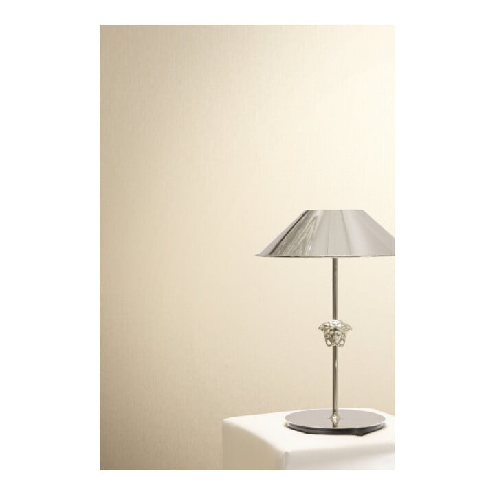 A.S. Création Vliestapete Versace 6 10,05 x 0,70 m Uni Creme glitzernd leicht strukturiert