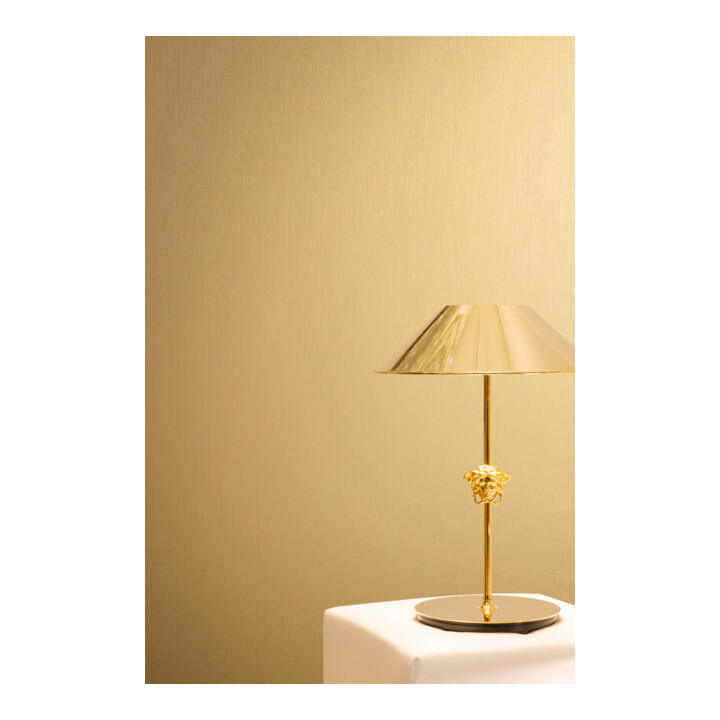 A.S. Création Vliestapete Versace 6 10,05 x 0,70 m Uni Gold glitzernd leicht strukturiert