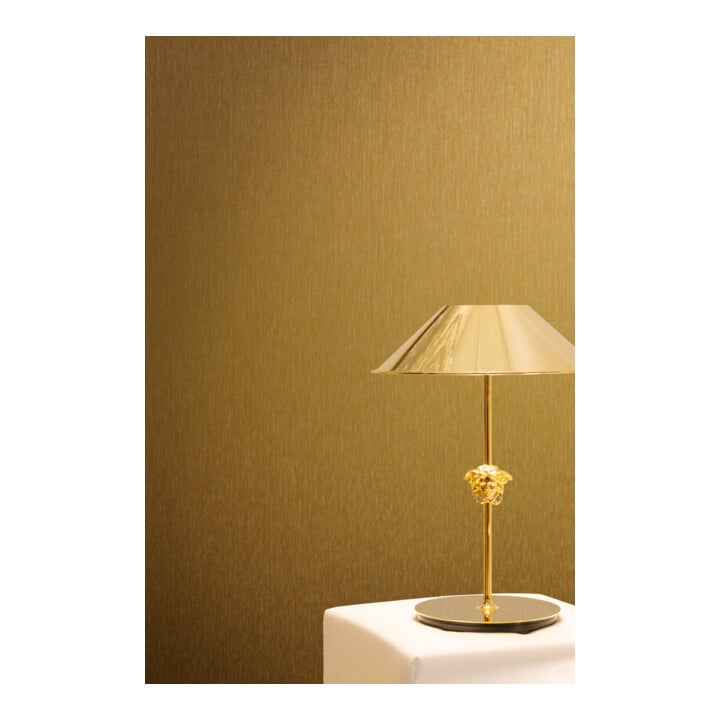 A.S. Création Vliestapete Versace 6 10,05 x 0,70 m Uni Gold leicht glänzend mit Struktur