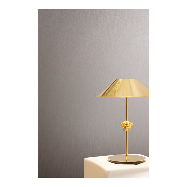 A.S. Création Vliestapete Versace 6 10,05 x 0,70 m Uni Grau glitzernd leicht strukturiert