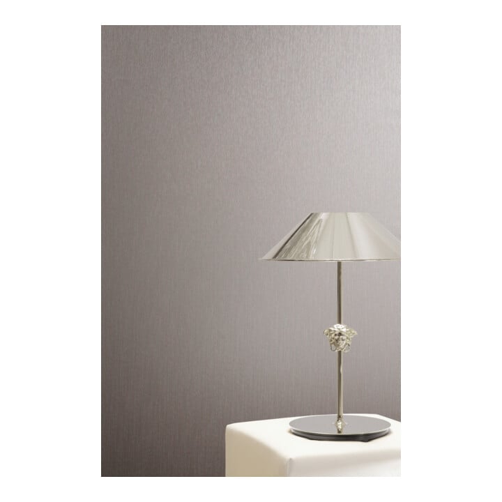A.S. Création Vliestapete Versace 6 10,05 x 0,70 m Uni Grau glitzernd leicht strukturiert