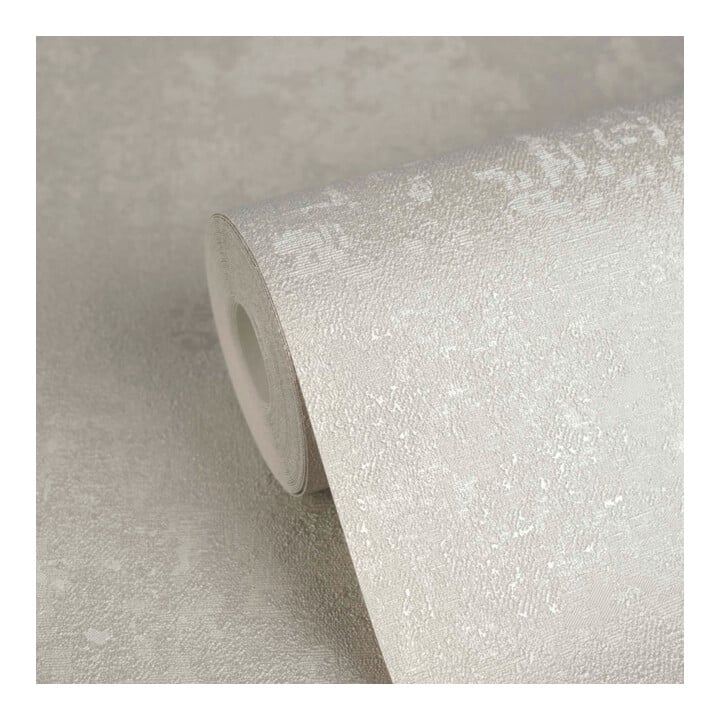 A.S. Création Vliestapete Versace 6 10,05 x 0,70 m Uni Silber glänzend leicht strukturiert
