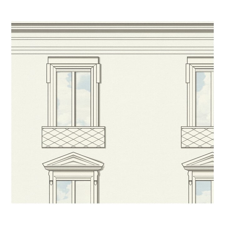 A.S. Création Vliestapete Versace 6 10,05 x 0,70 m Weiß leicht strukturiert