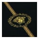 A.S. Création Vliestapete Versace 6 10,05 x 1,06 m Sockelbordüre Schwarz Gold Metallic Barock