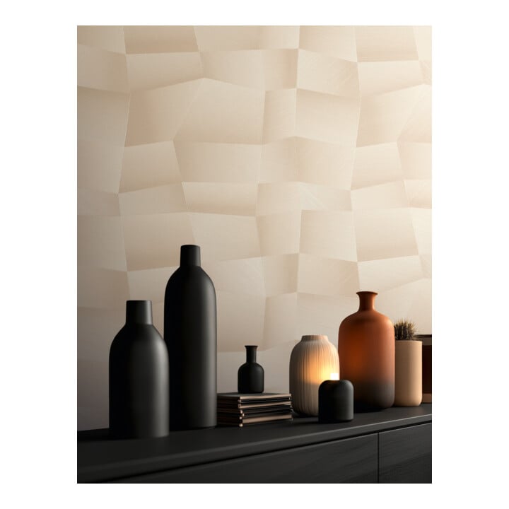 A.S. Création Vliestapete Vibes & Styles 10,05 x 0,53 m 3D Beige Metallic strukturiert