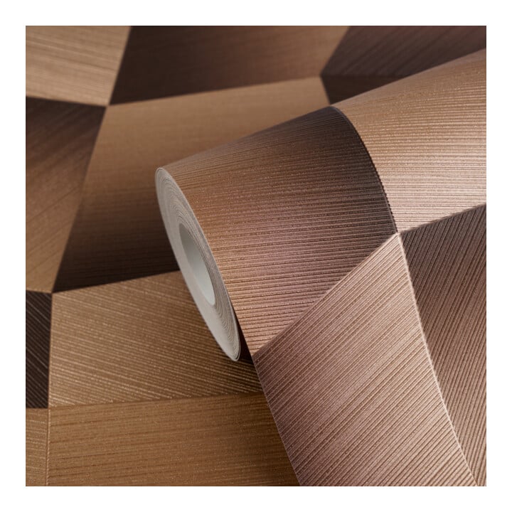 A.S. Création Vliestapete Vibes & Styles 10,05 x 0,53 m 3D Braun Metallic strukturiert