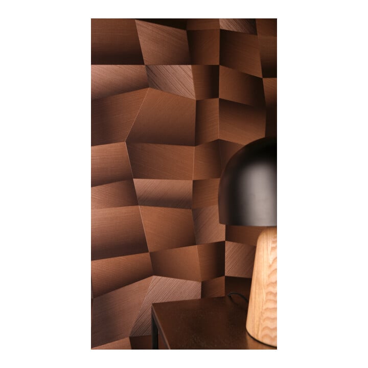 A.S. Création Vliestapete Vibes & Styles 10,05 x 0,53 m 3D Braun Metallic strukturiert